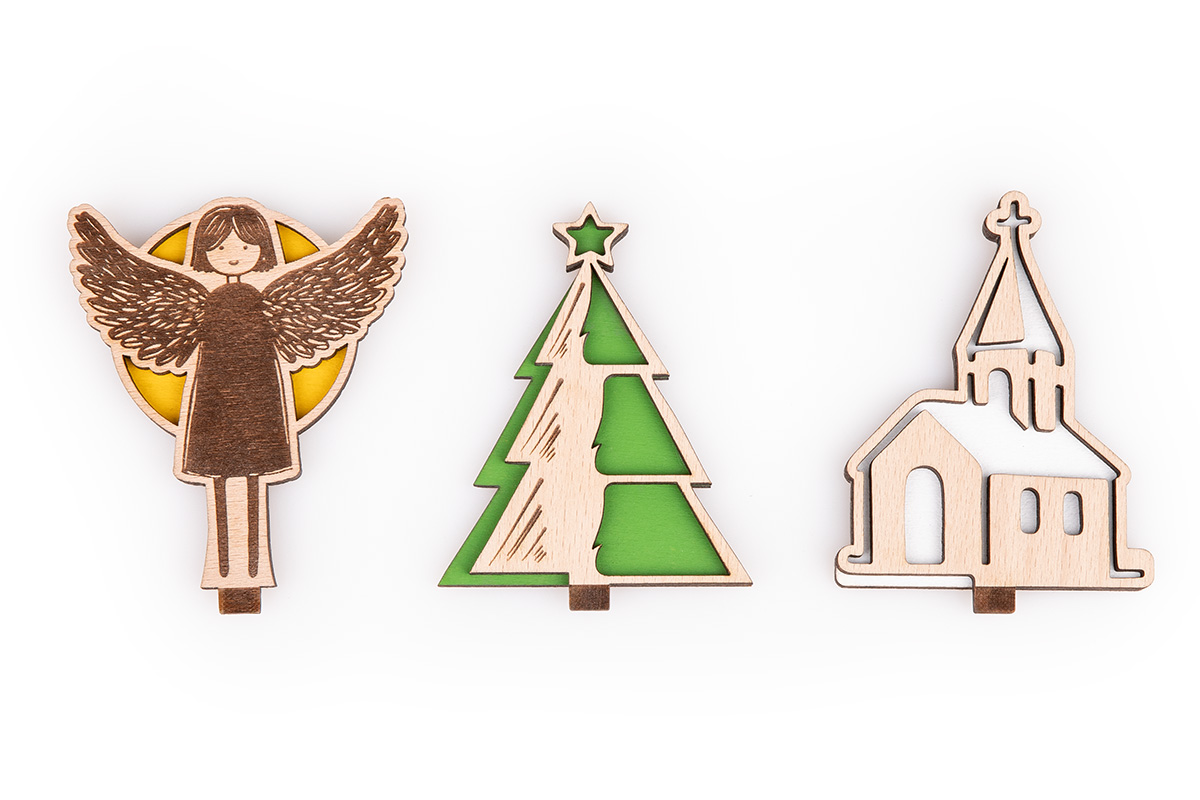 Adventní svícen s vaším motivem, kalendářem a časoměrkou
